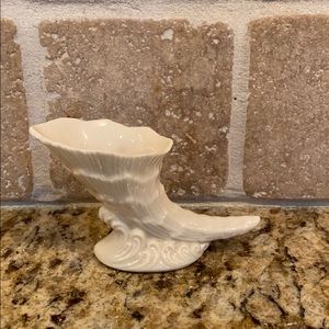 Lenox cornucopia. Made in the USA. Approx 4”